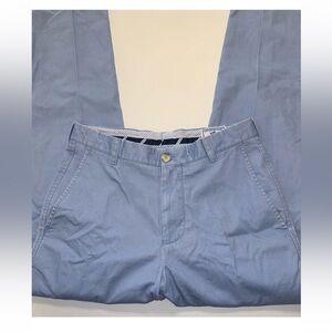 Men’s Southern Tide The Skipjack Pants Light Blue 30 X 32 Pima Cotton Blend Trim